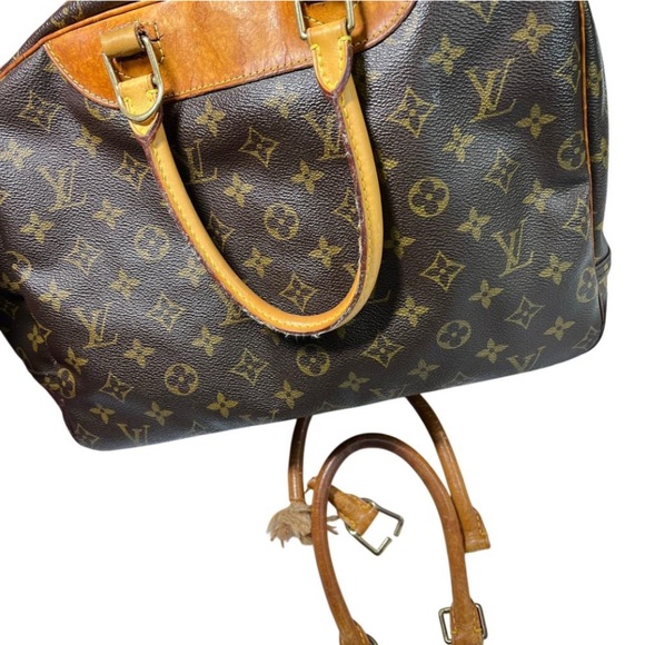 Vintage Louis Vuitton Deauville large monogram bag project lot part scrap - Picture 1 of 15